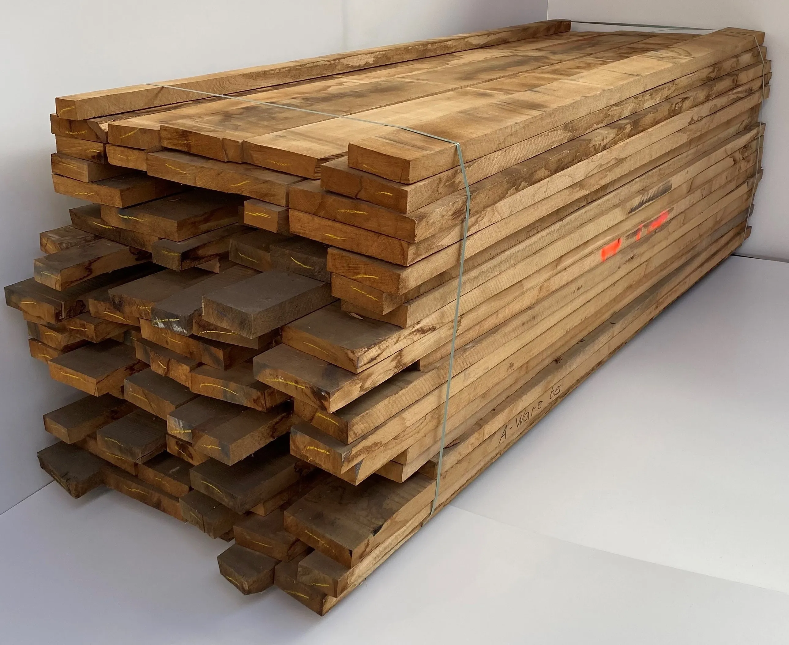 35 mm Eiche Schnittholz bes&auml;umt,