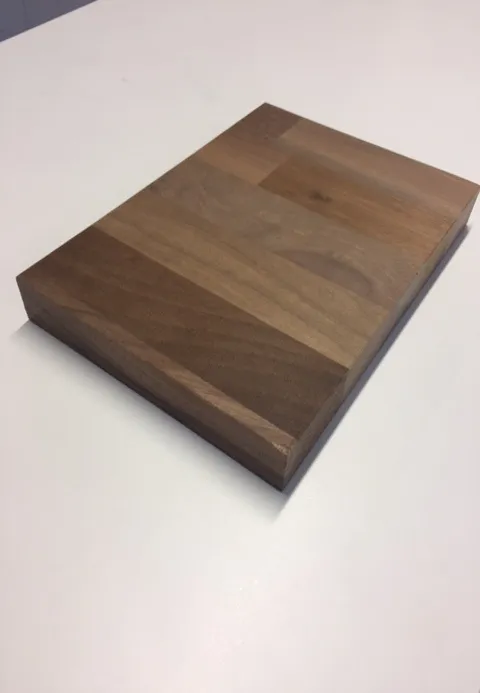 40 mm Nussbaum-Leimholzplatte, europ.