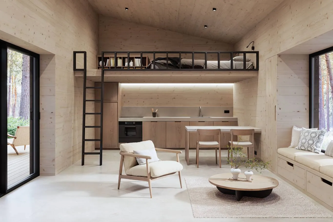 27 mm 3-Schichtplatten, Fichte B/C  N+F