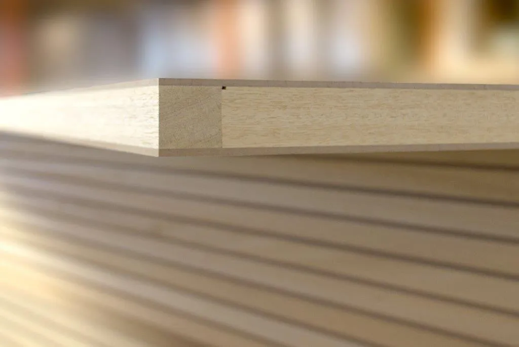 MDF - Rohling, R&ouml;hrenspan - Mittellage